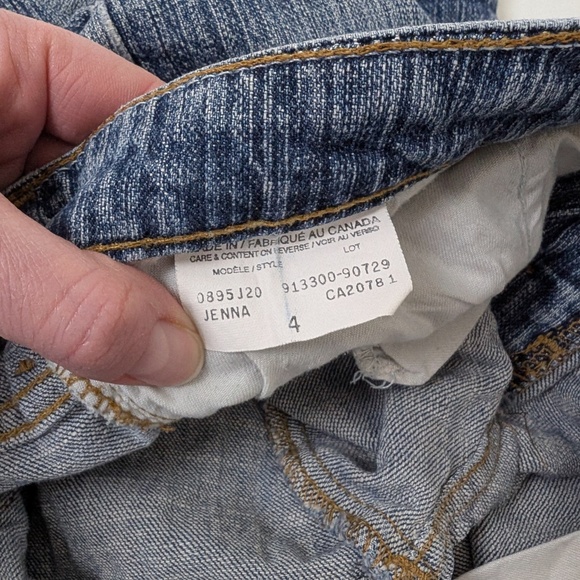 Tommy Hilfiger Denim Jeans Pinstripe Low Rise Jenna Hip Hugger Skinny Bootcut - Picture 9 of 9